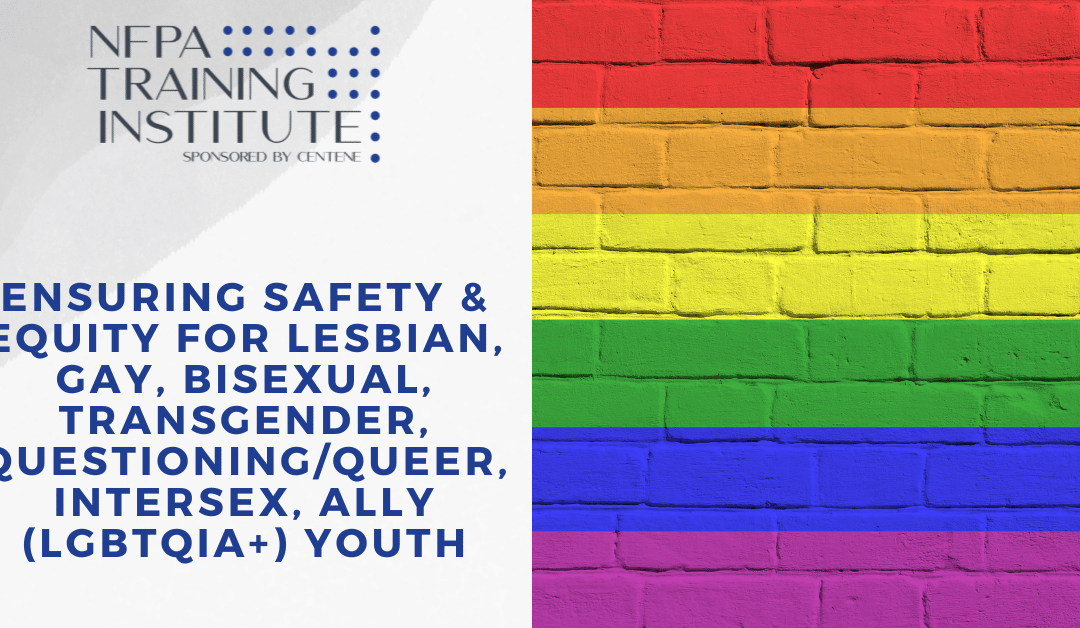Ensuring Safety & Equity for Lesbian Gay Bisexual Transgender Questioning/Queer Intersex Ally (LGBTQIA+) Youth (1.5 Hours)