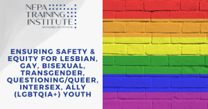 Ensuring Safety & Equity for Lesbian Gay Bisexual Transgender Questioning/Queer Intersex Ally (LGBTQIA+) Youth (1.5 Hours)